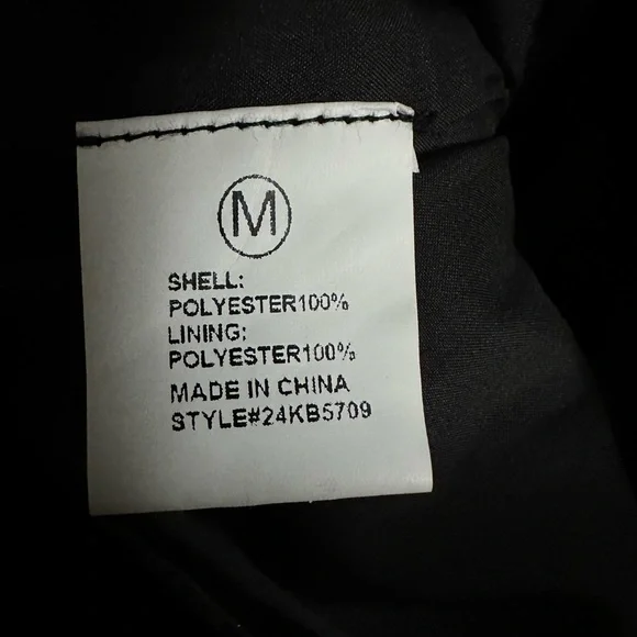 Another Mode Women’s Asymmetrical Mini Skirt Long Side Drape Black Size M NWT - Picture 7 of 13